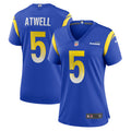 Tutu Atwell Los Angeles Rams Nike Women s Home Game Jersey   Royal