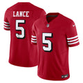 Trey Lance San Francisco 49ers Nike Vapor F.U.S.E. Limited Jersey   Scarlet