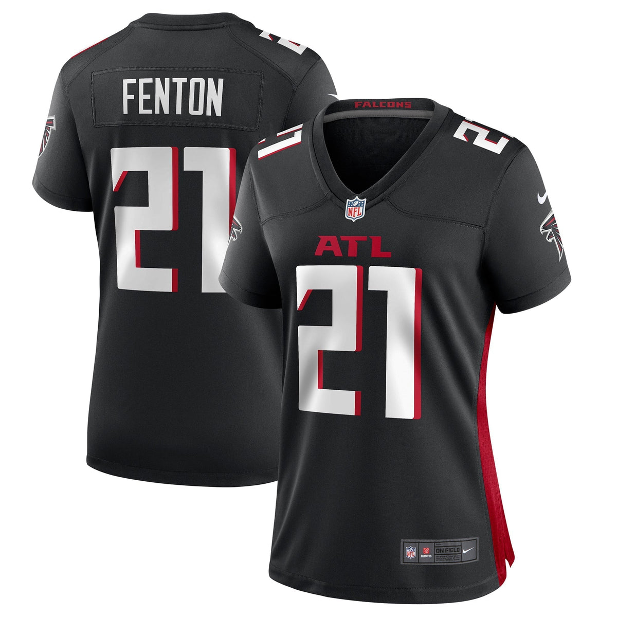 Women s Nike Rashad Fenton Black Atlanta Falcons Game Player Jersey
