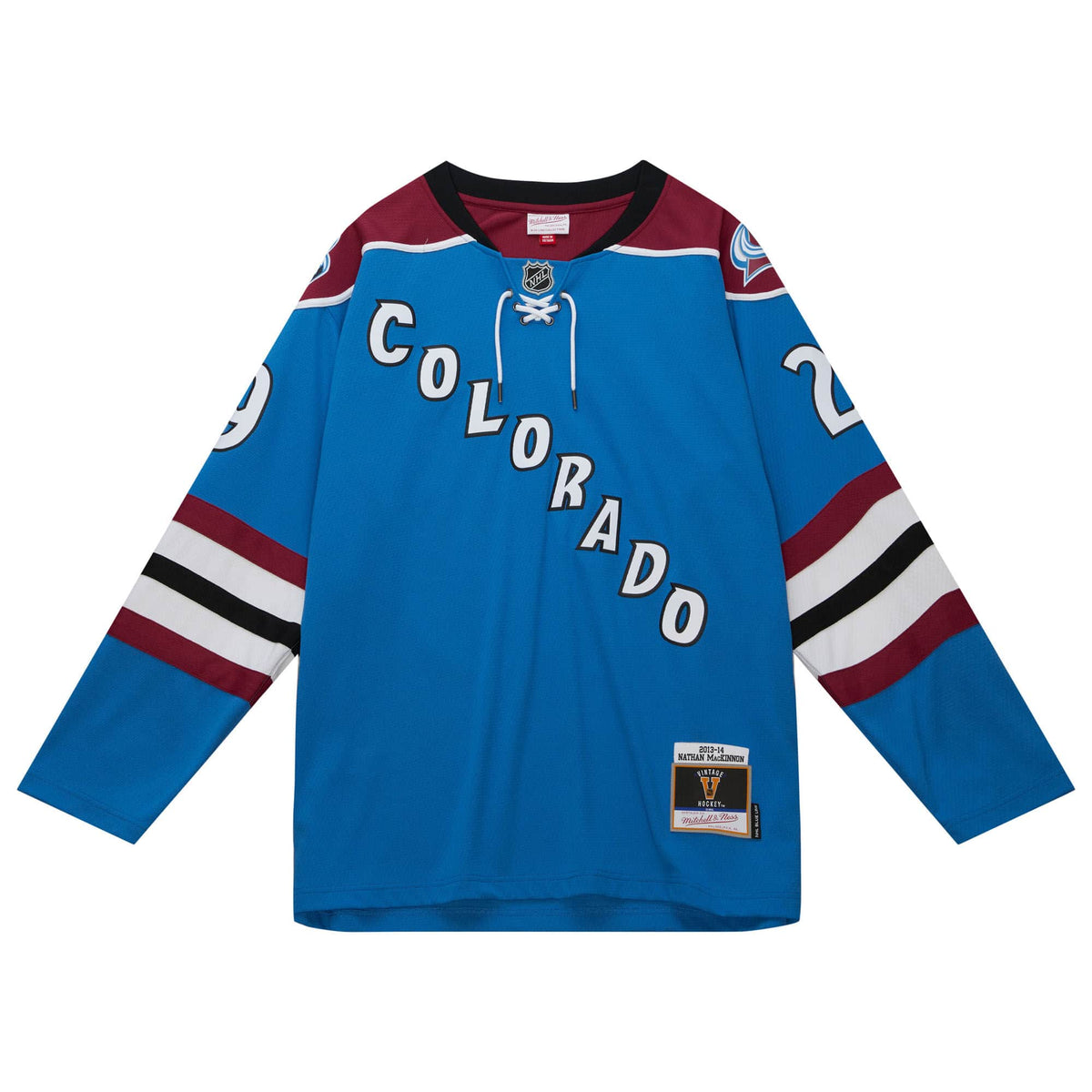 Blue Line Nathan Mackinnon Colorado Avalanche 2013 Jersey