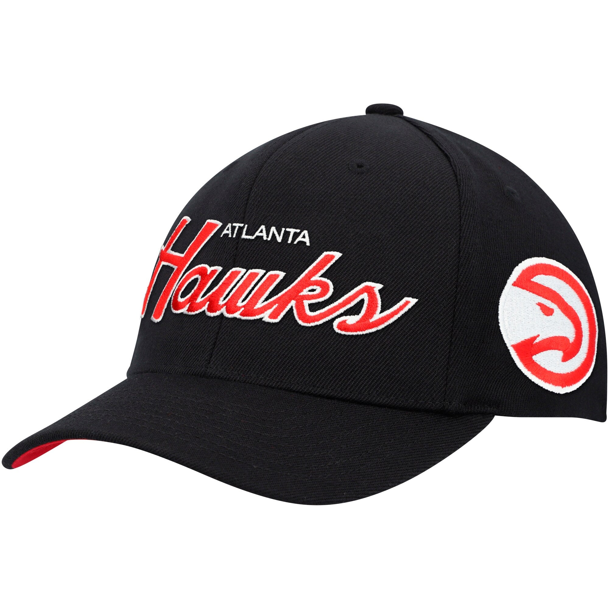 Atlanta Hawks, NBA Jerseys Mitchell & Ness MVP Team Script 2.0 Stretch Snapback Hat - Black