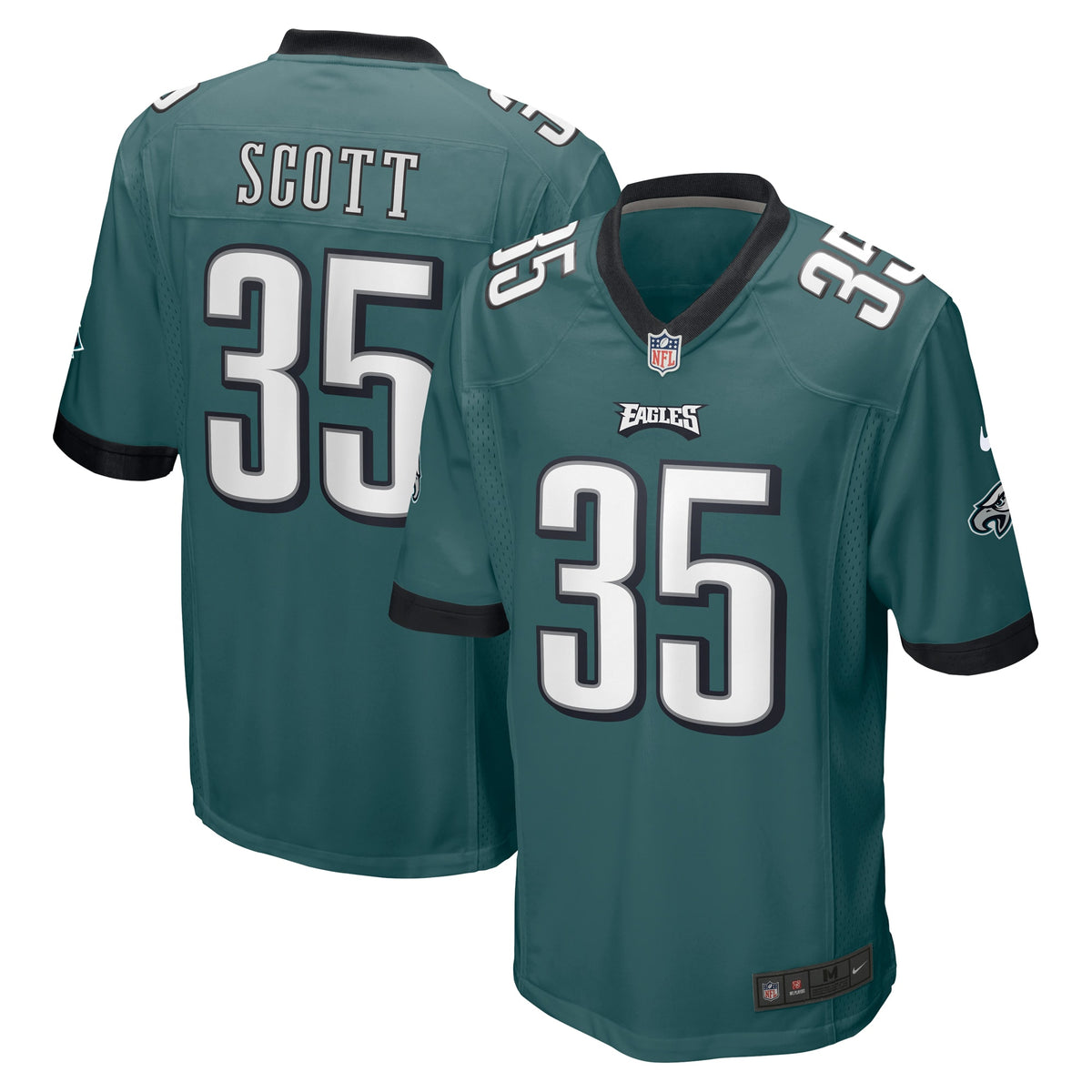 Boston Scott Philadelphia Eagles Nike Game Jersey   Midnight Green