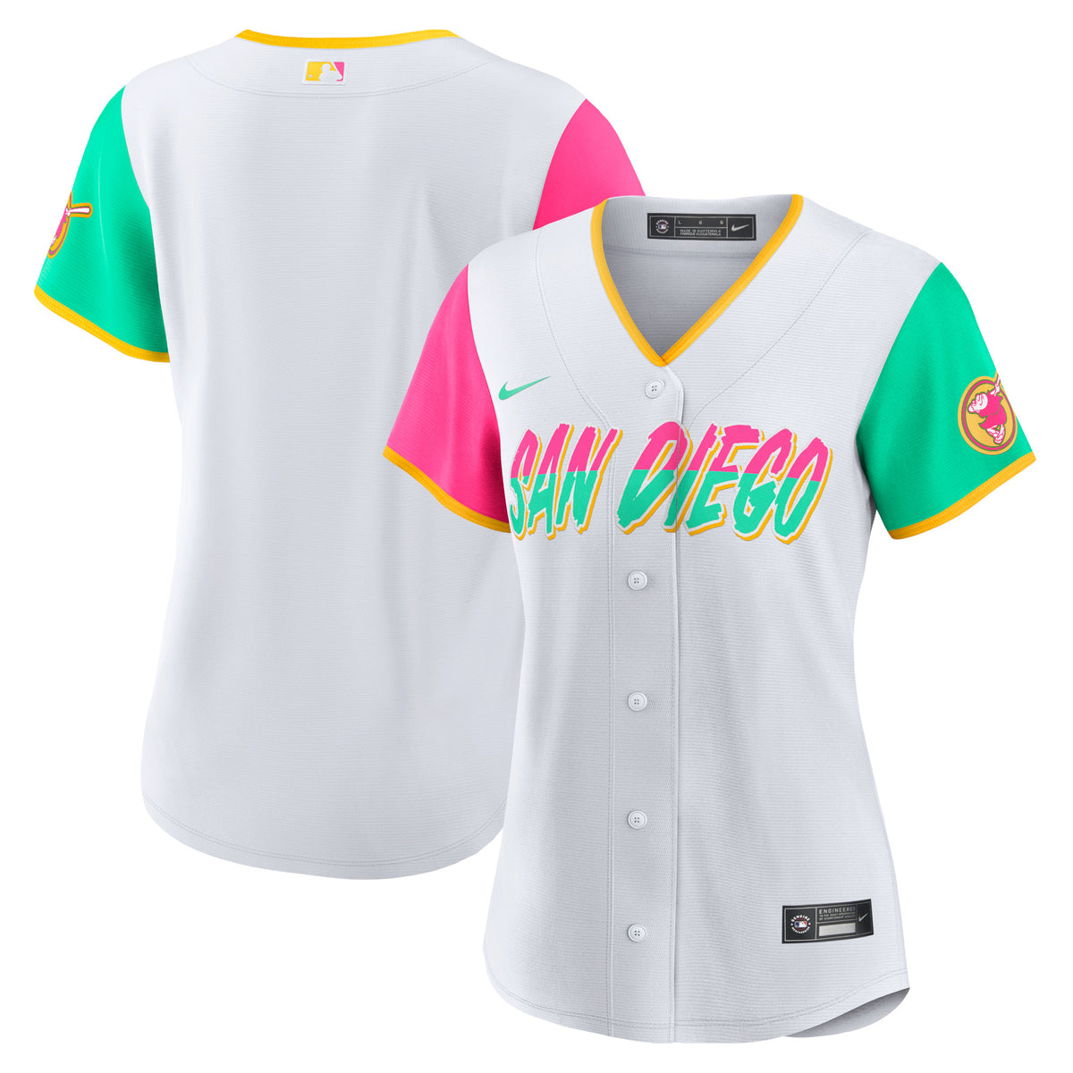 San Diego Padres Nike Women's 2022 City Connect Replica Team Jersey - White