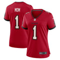 Number 1 Mom Tampa Bay Buccaneers Nike Women s Game Jersey   Red