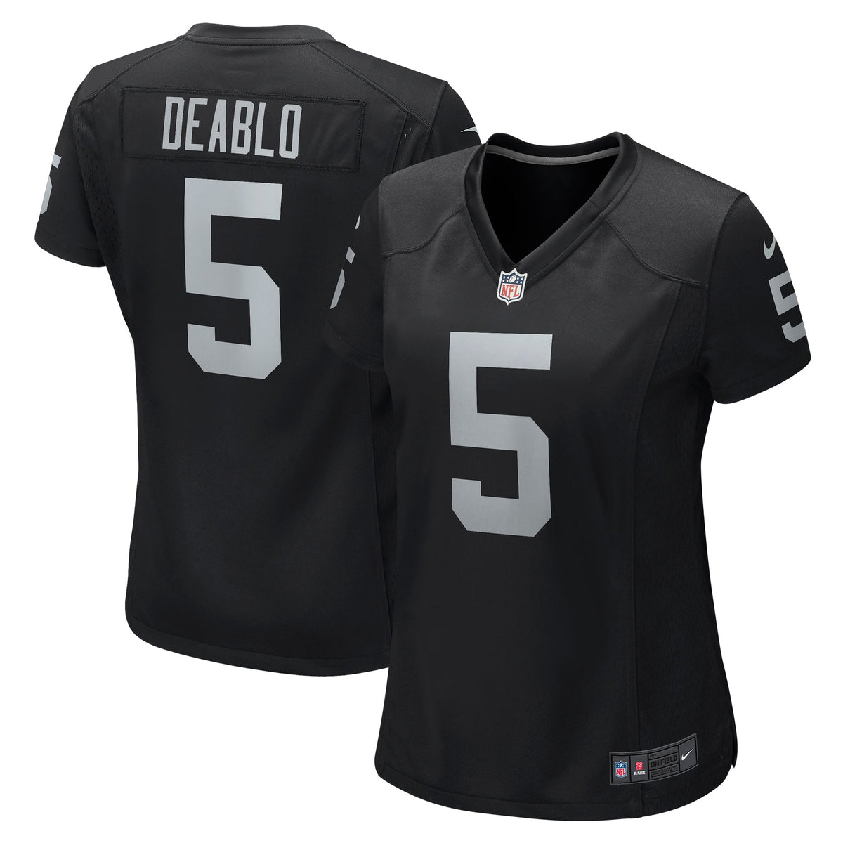 Divine Deablo Las Vegas Raiders Nike Women s Player Game Jersey   Black