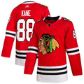 Men's Chicago Blackhawks Patrick Kane adidas Red Home Authentic Player Jersey (updated collar)