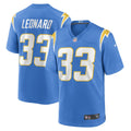 Men s Nike Deane Leonard Powder Blue Los Angeles Chargers Game Player Jersey