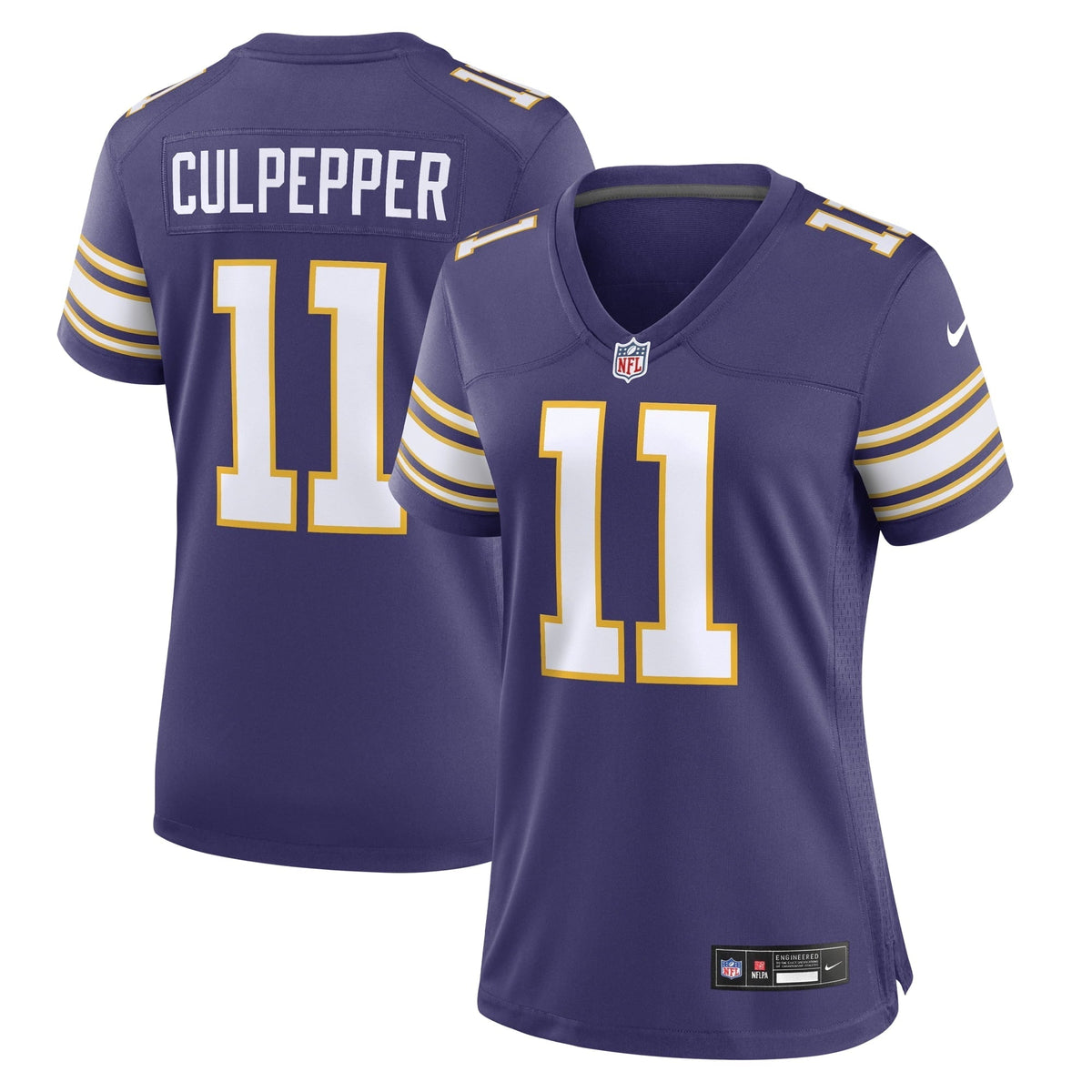 Women s Nike Daunte Culpepper Purple Minnesota Vikings Classic Retired Player Game Jersey