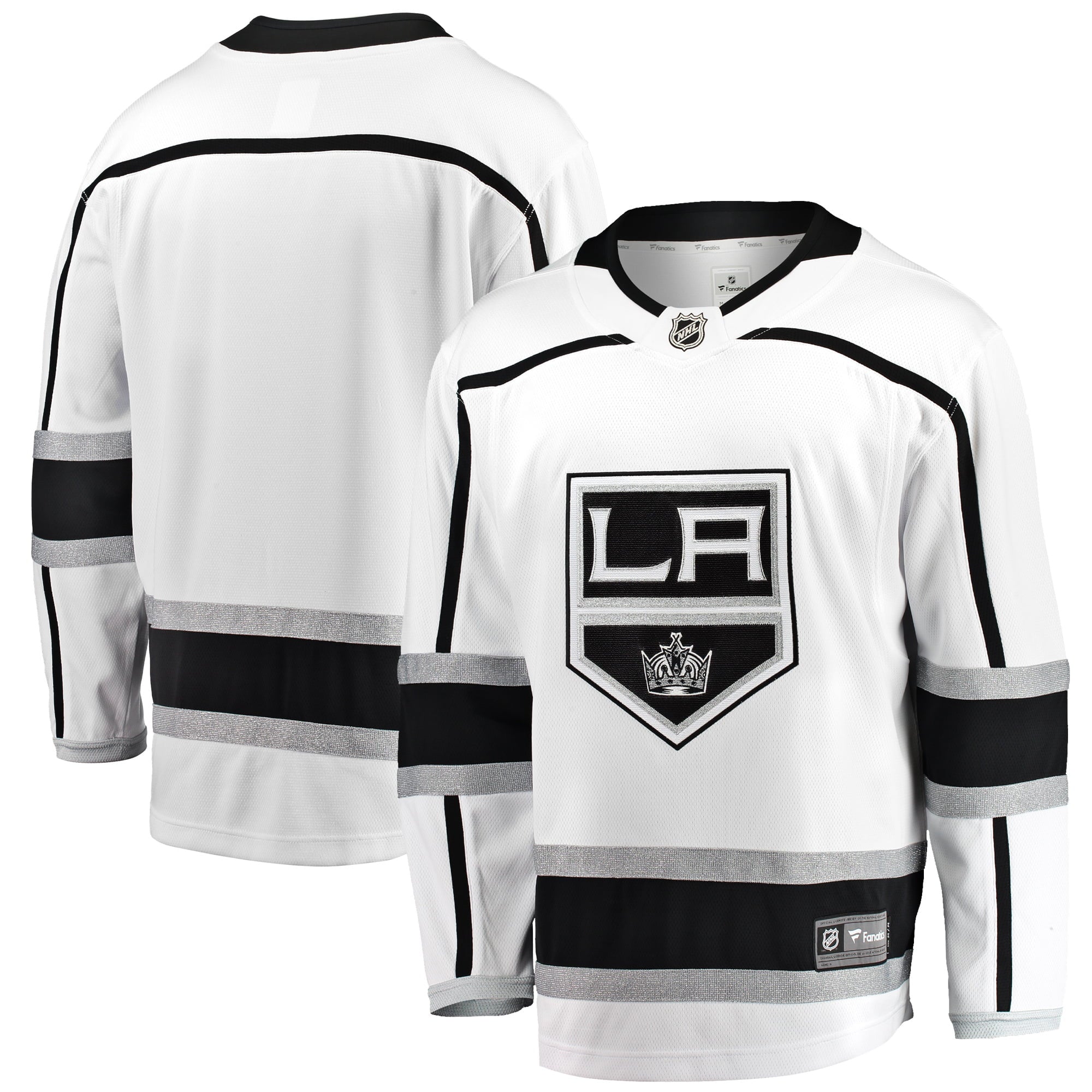 Men's Fanatics Branded White Los Angeles Kings Breakaway Away Jersey