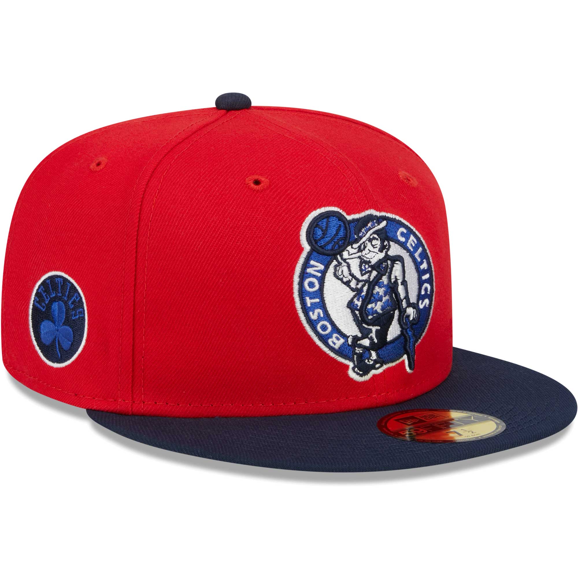 Boston Celtics New Era 59FIFTY Fitted Hat - Red/Navy