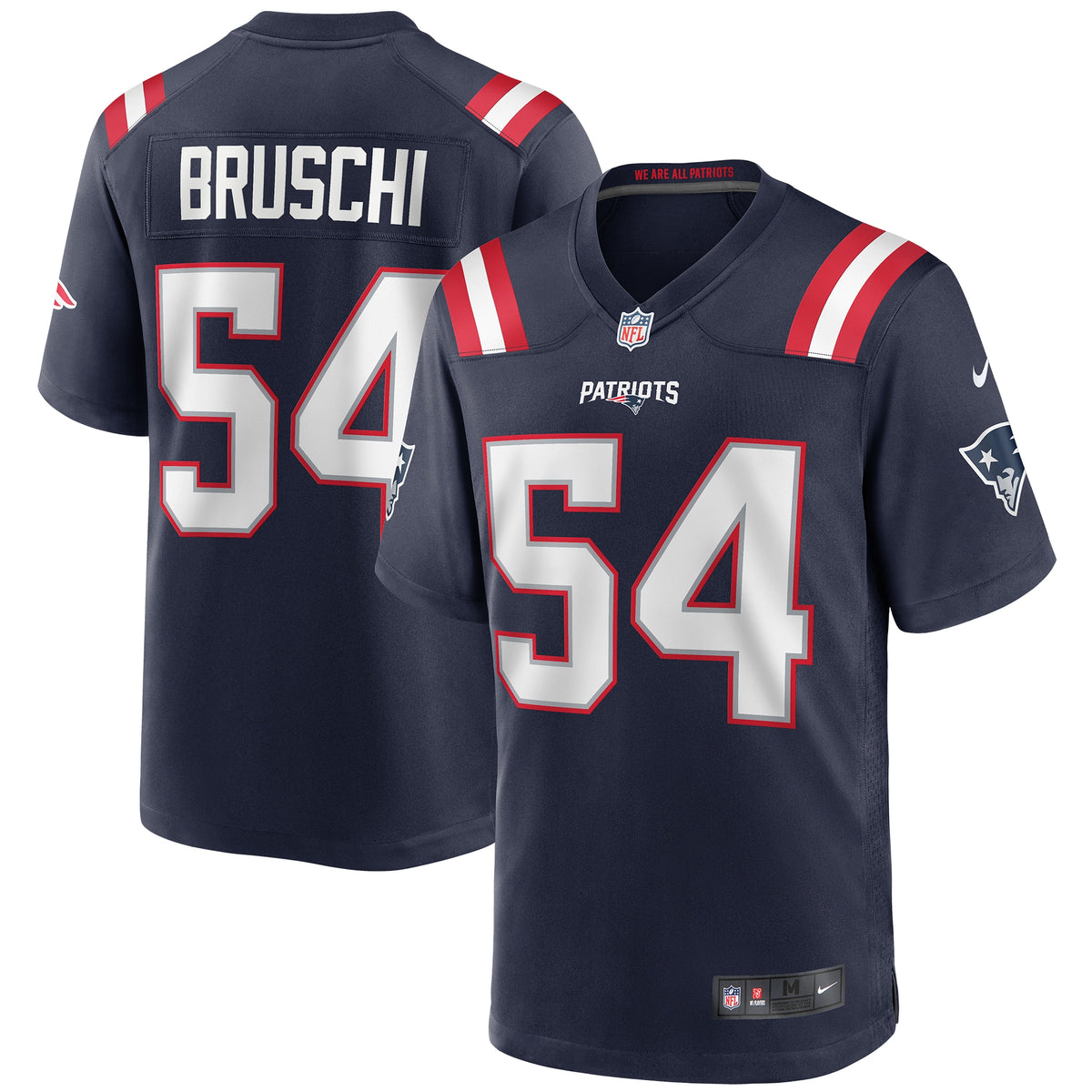 Tedy Bruschi New England Patriots Nike Game Retired Player Jersey   Navy