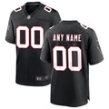 Atlanta Falcons Nike Throwback Custom Game Jersey   Black
