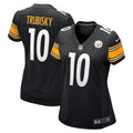 Women s Nike Mitchell Trubisky Black Pittsburgh Steelers Game Jersey