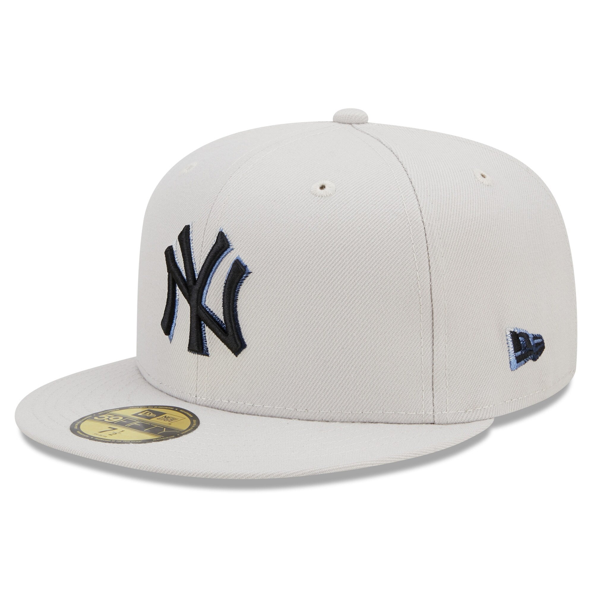 New York Yankees New Era Stone Dim Undervisor 59FIFTY Fitted Hat - Khaki