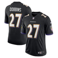 Men s Nike J.K. Dobbins Black Baltimore Ravens Vapor Limited Jersey