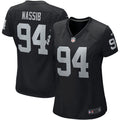 Women s Las Vegas Raiders Carl Nassib Player Game Jersey Black