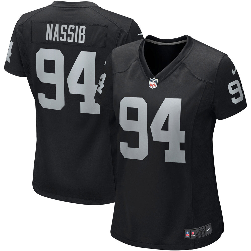 Women s Las Vegas Raiders Carl Nassib Player Game Jersey Black