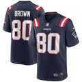 Troy Brown New England Patriots Nike Game Retired Player Jersey   Navy
