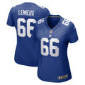 Women s Nike Shane Lemieux Royal New York Giants Game Jersey