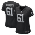 Jordans Meredith Las Vegas Raiders Nike Women s Game Player Jersey   Black