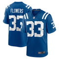 Dallis Flowers Indianapolis Colts Nike Game Player Jersey   Royal