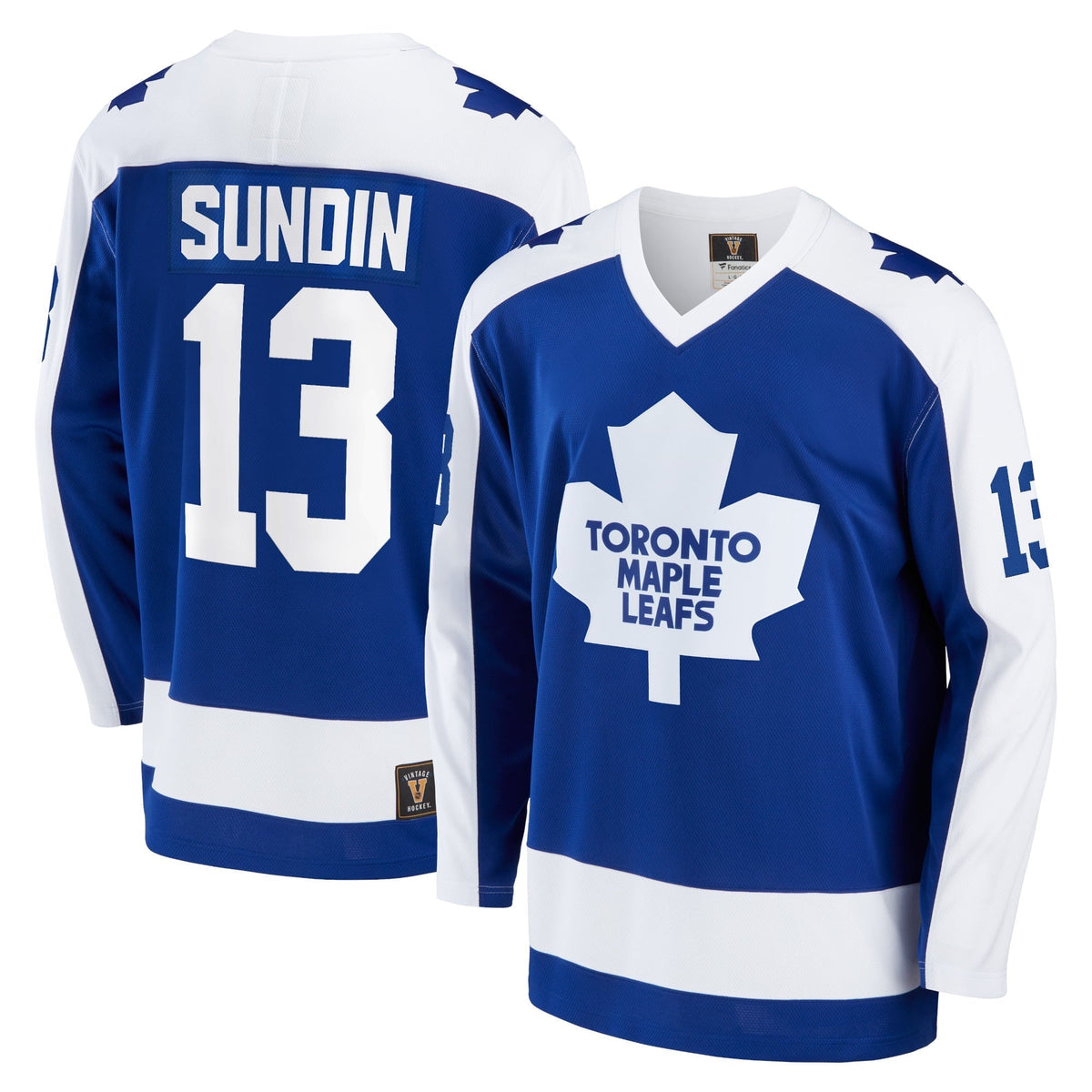 Men's Fanatics Branded Mats Sundin Blue Toronto Maple Leafs Breakaway Retired Player Jersey