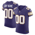 Minnesota Vikings Nike Vapor F.U.S.E. Elite Custom Jersey   Purple