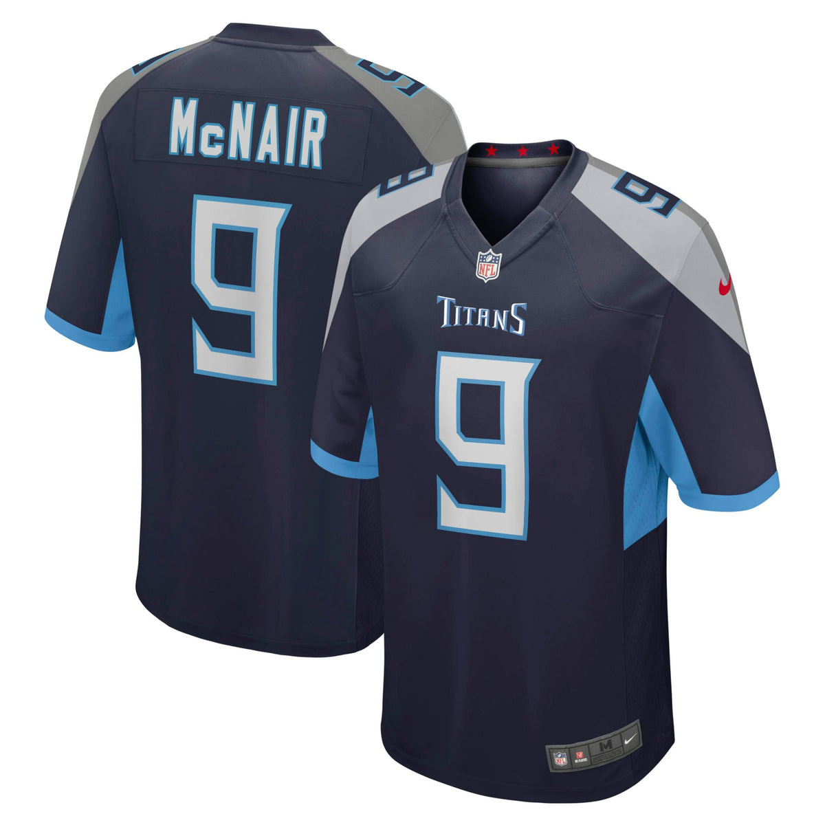 Steve McNair Tennessee Titans Nike Game Retired Player Jersey   Navy