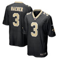 Jake Haener New Orleans Saints Nike Team Game Jersey    Black