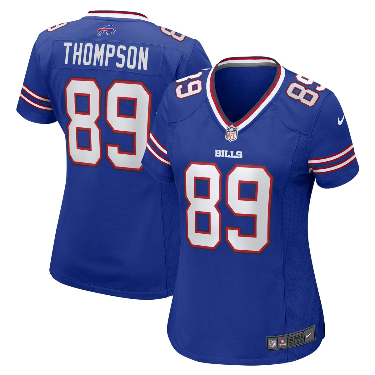 Women s Nike Bryan Thompson Royal Buffalo Bills Team Game Jersey