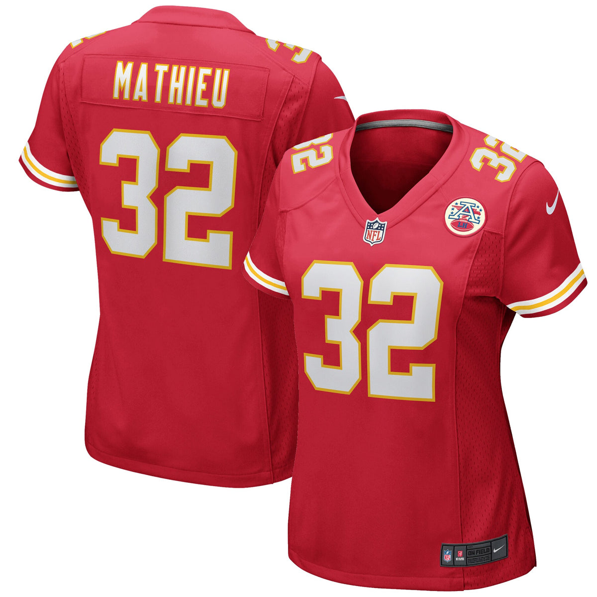 Tyrann Mathieu Kansas City Chiefs Nike Women s Game Jersey   Red