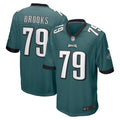 Brandon Brooks Philadelphia Eagles Nike Game Jersey   Midnight Green
