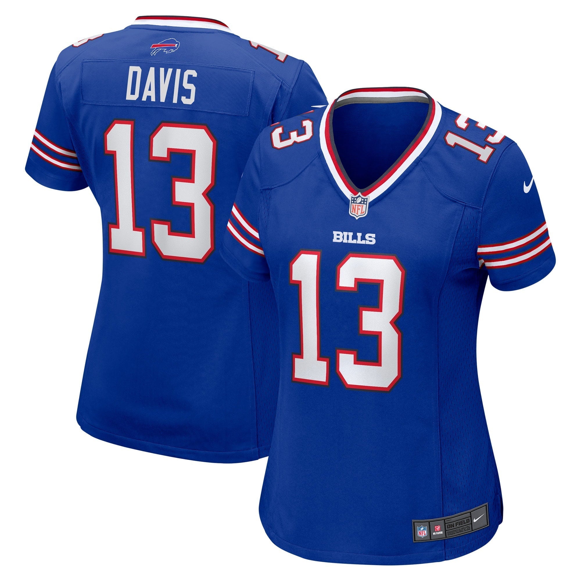 Women s Nike Gabriel Davis Royal Buffalo Bills Game Jersey