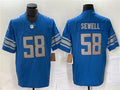 Men s Detroit Lions  Penei Sewell Blue 2023 Vapor Untouchable Limited Stitched Jerseys