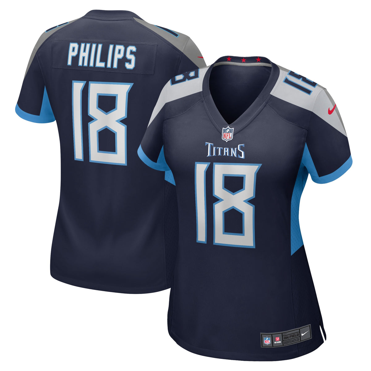 Kyle Philips Tennessee Titans Nike Women s Game Player Jersey   Navy