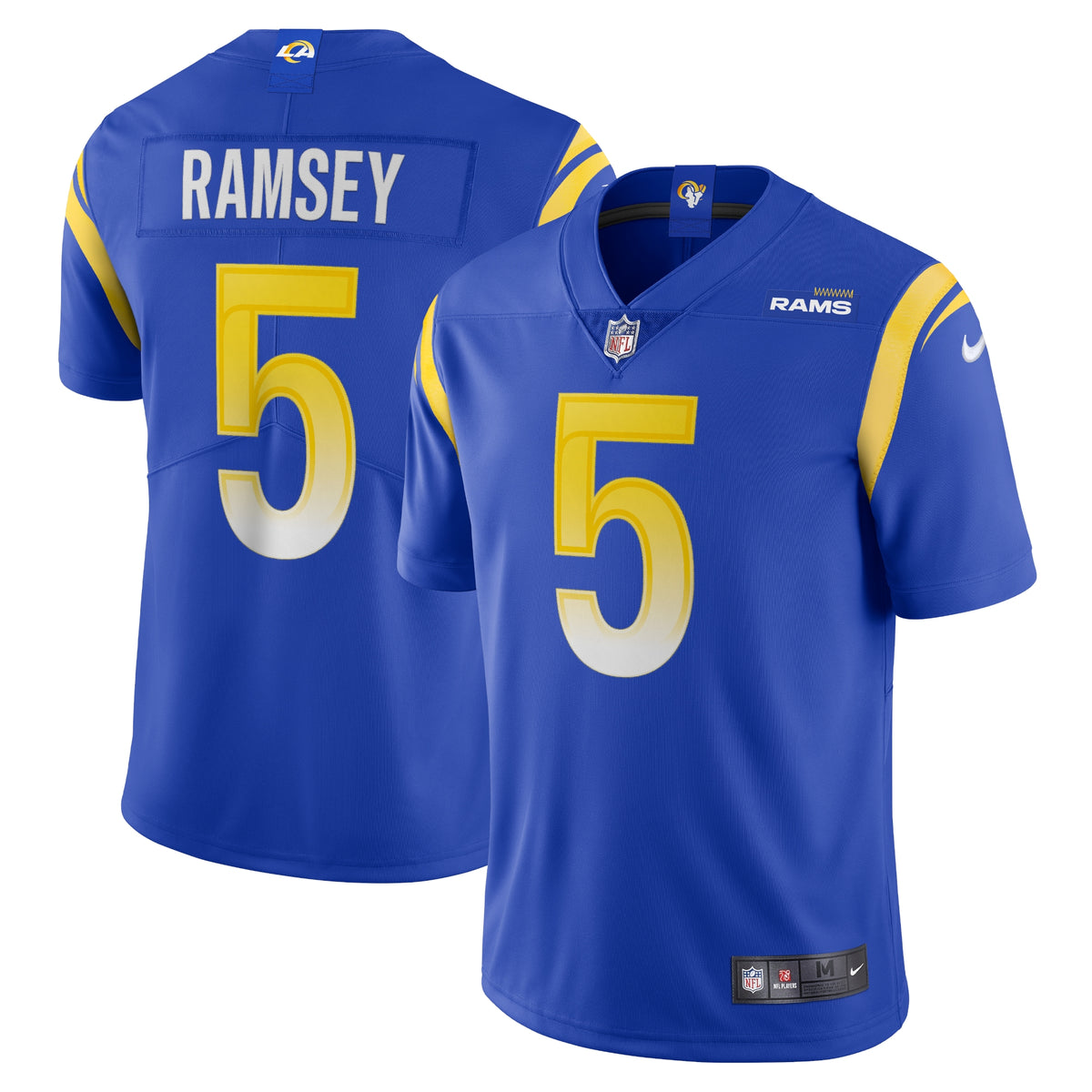 Jalen Ramsey Los Angeles Rams Nike Team Vapor Limited Jersey   Royal