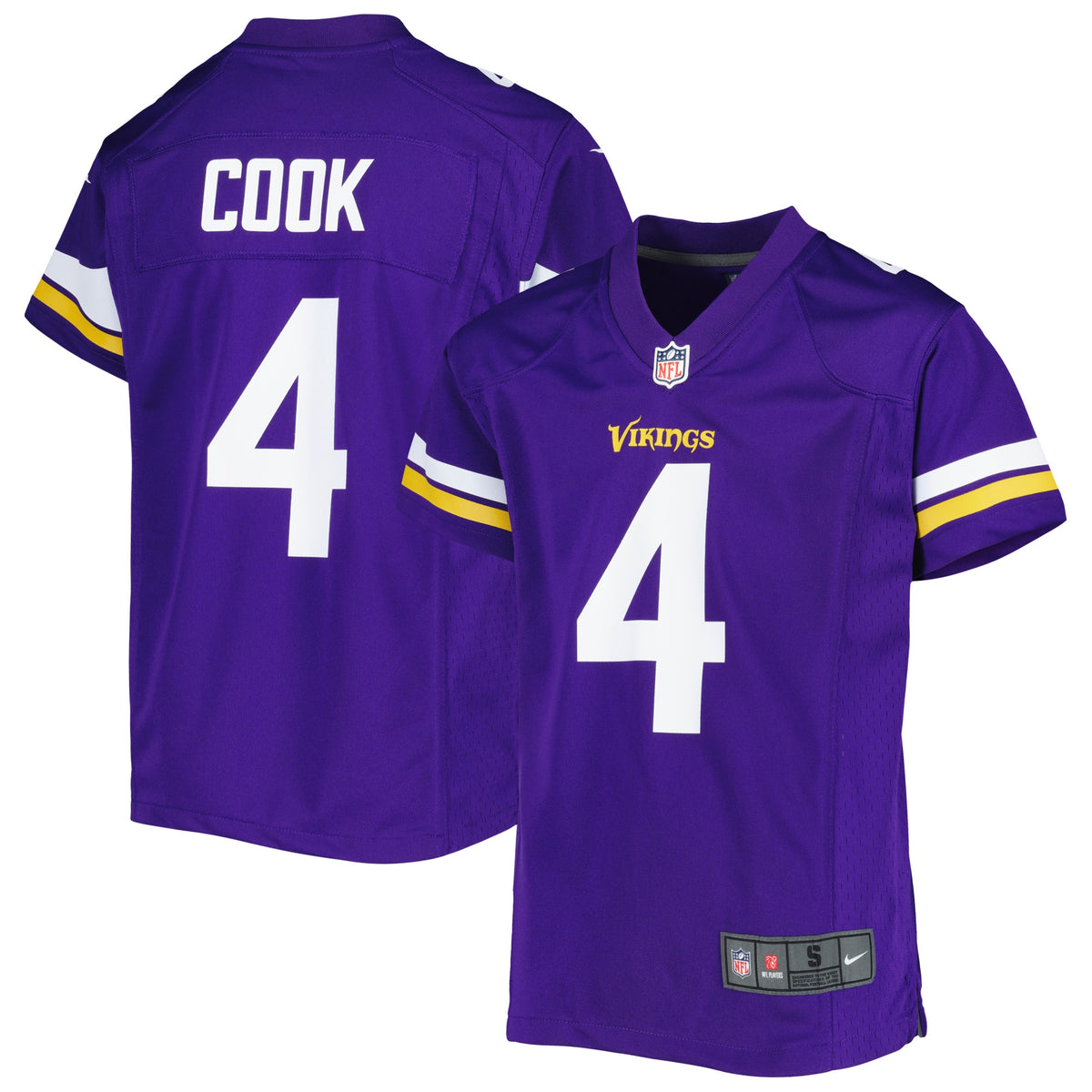 Dalvin Cook Minnesota Vikings Nike Youth Game Jersey   Purple