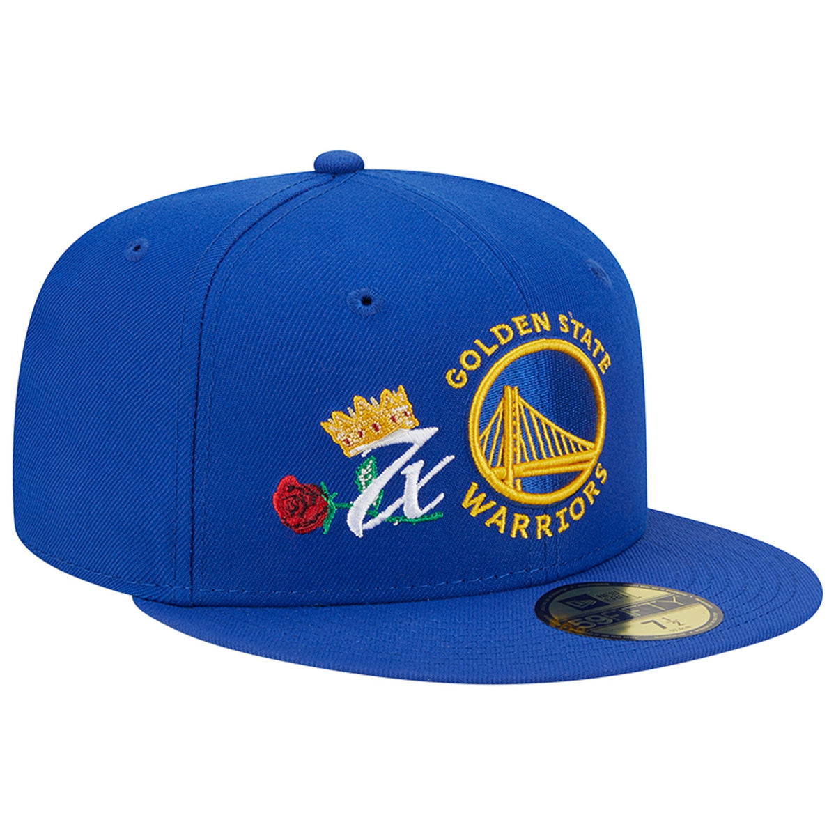 Golden State Warriors New Era Crown Champs 59FIFTY Fitted Hat - Royal