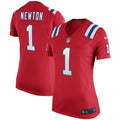 Women s Nike Cam Newton Red New England Patriots Alternate Game Jersey