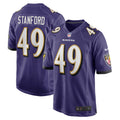 Men s Nike Julian Stanford Purple Baltimore Ravens Home Game Player Jersey