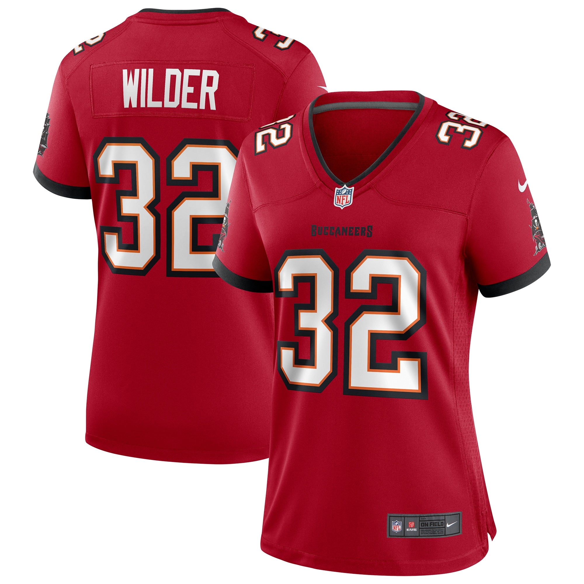 James Wilder Tampa Bay Buccaneers Nike Women s Game Retired Player Jersey   Red