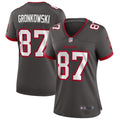 Women s Nike Rob Gronkowski Pewter Tampa Bay Buccaneers Alternate Game Jersey