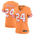 Carlton Davis III Tampa Bay Buccaneers Nike Women s Throwback Game Jersey   Orange