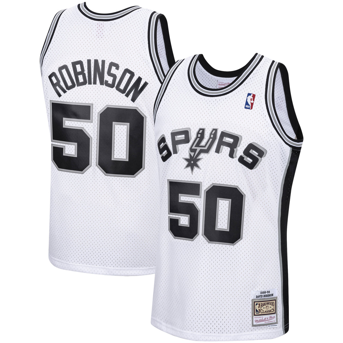 David Robinson San Antonio Spurs Mitchell & Ness Hardwood Classics Swingman Jersey - White