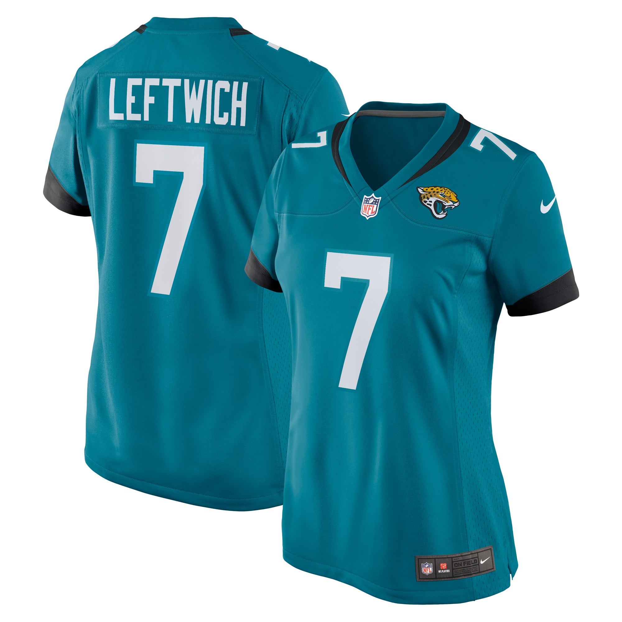 Byron Leftwich Jacksonville Jaguars Nike Women s Retired Player Game Jersey   Teal
