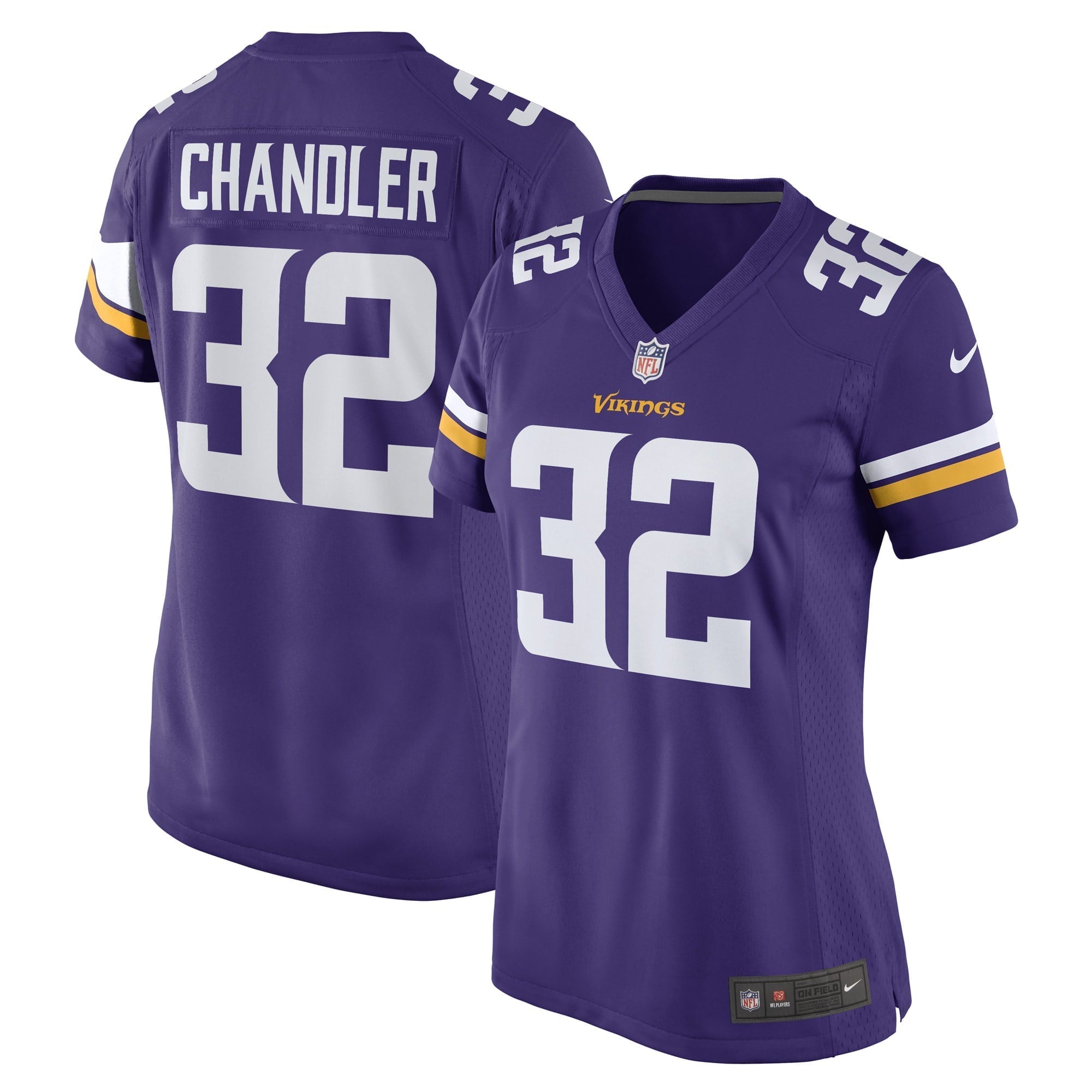 Women s Nike Ty Chandler Purple Minnesota Vikings Game Player Jersey