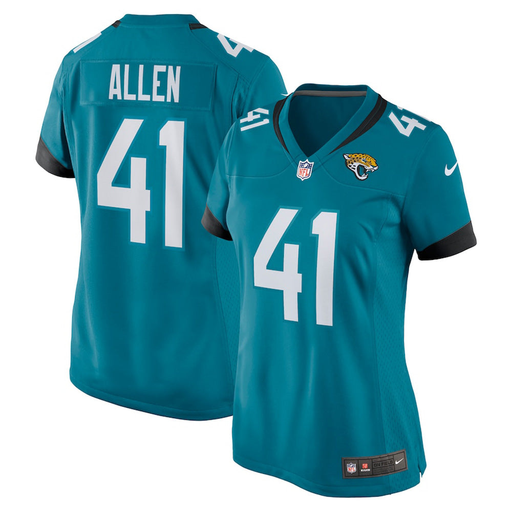Women s Jacksonville Jaguars Josh Allen Game Jersey   Teal