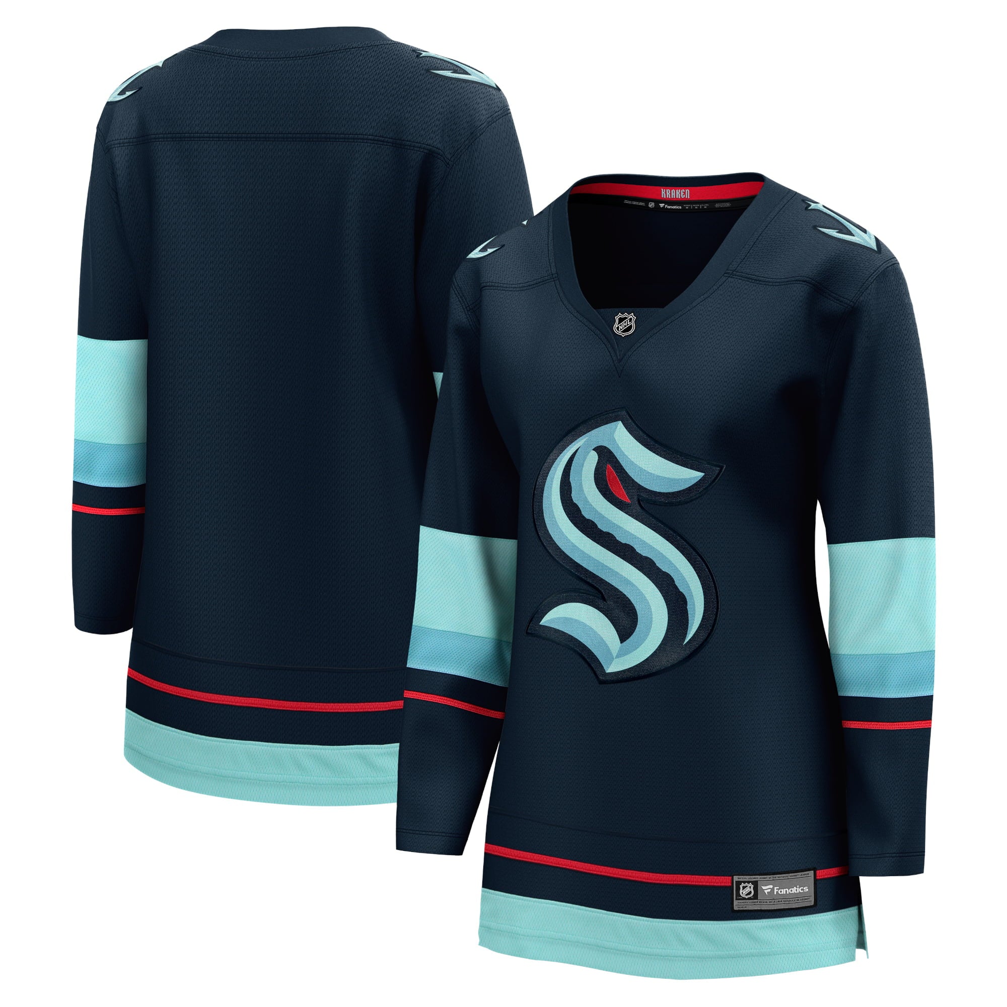 Women's Fanatics Branded Navy Seattle Kraken Home Breakaway Jersey