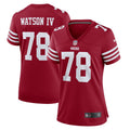 Women s Nike Leroy Watson Scarlet San Francisco 49ers Team Game Jersey