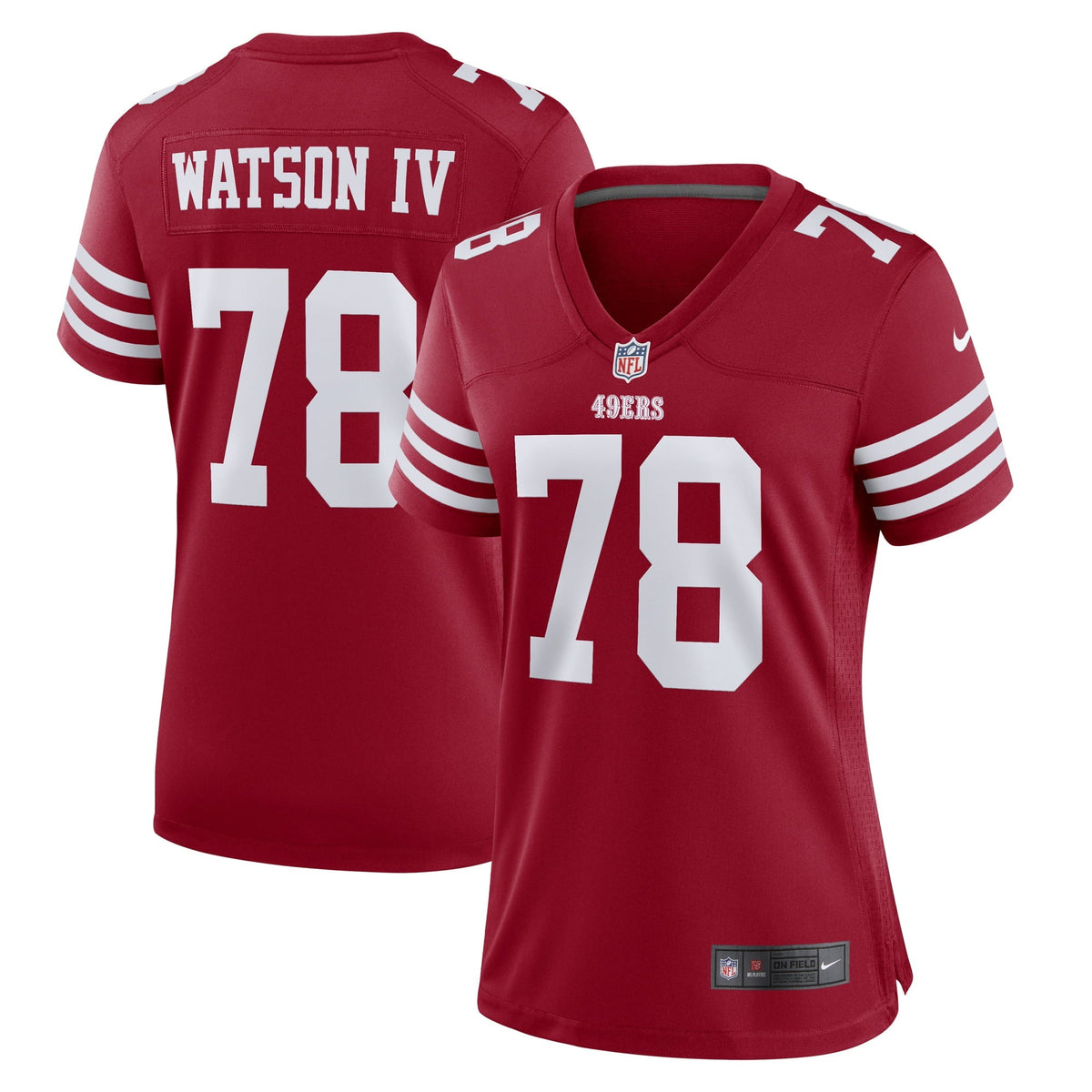 Women s Nike Leroy Watson Scarlet San Francisco 49ers Team Game Jersey